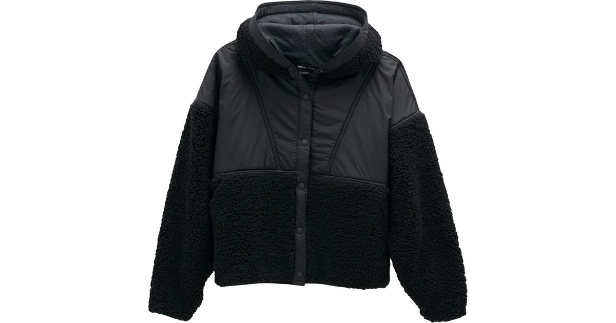 Prana Polar Escape Snap Jacket in Black