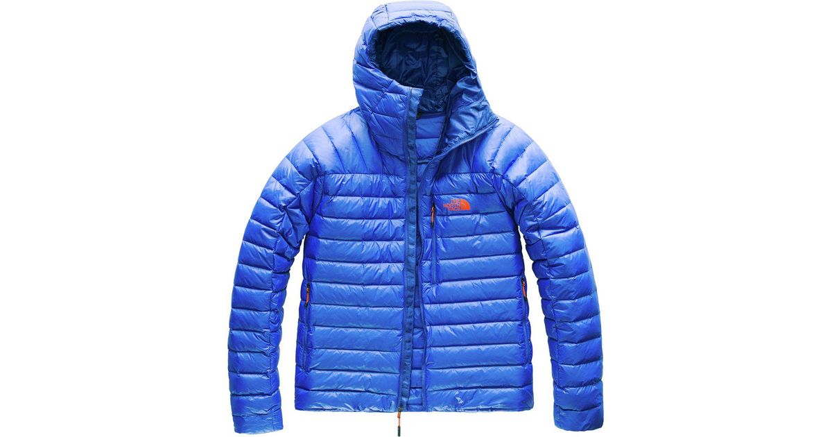 the north face morph hooded down jacket