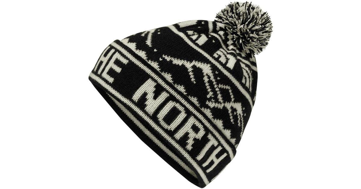 north face beanie with pom