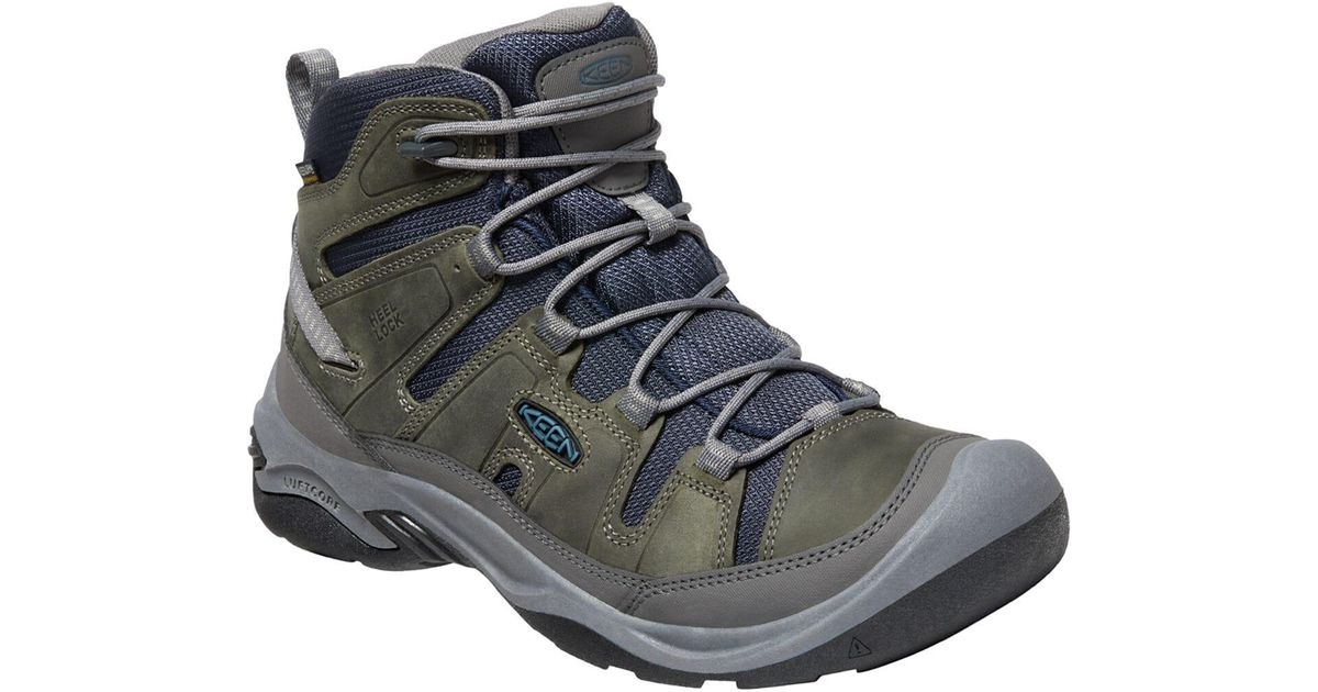 Keen Circadia Mid Waterproof Hiking Boot in Gray for Men Lyst