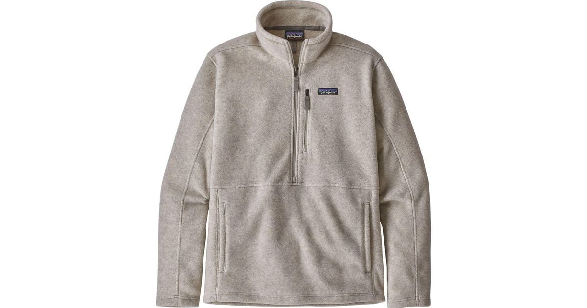 Patagonia Classic Synchilla Marsupial Pullover Fleece Jacket in Oatmeal