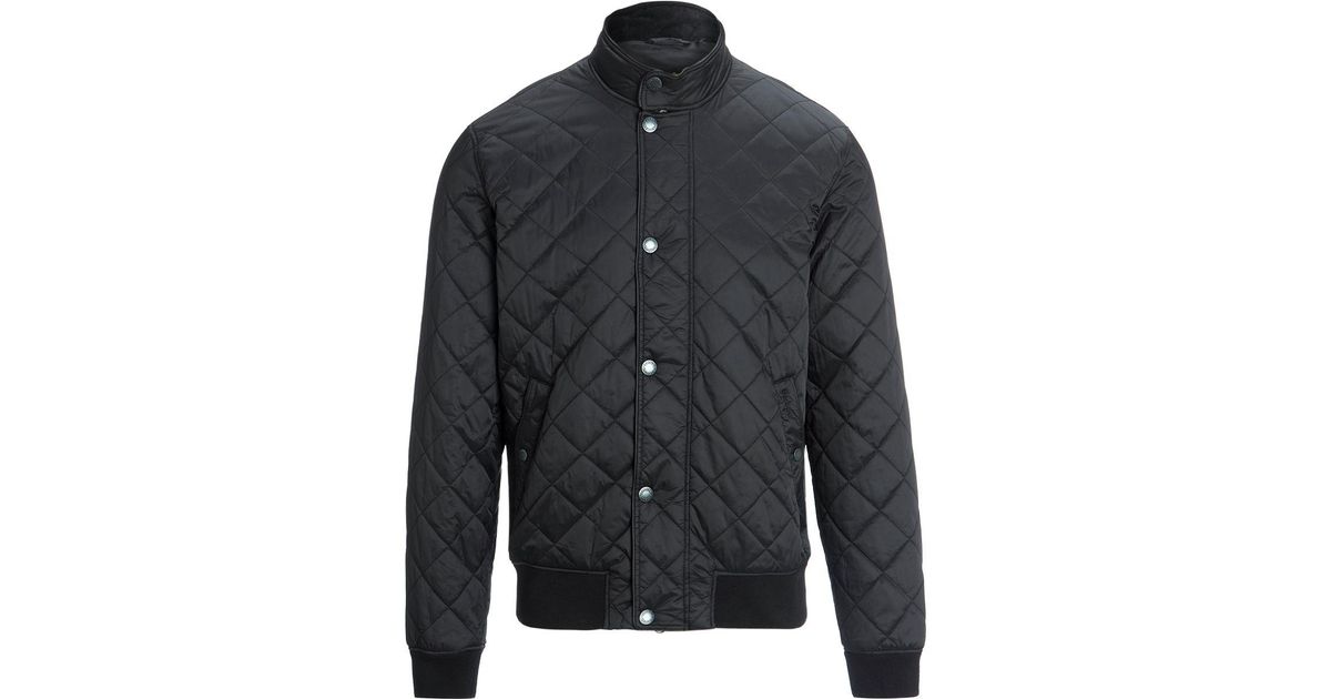 barbour edderton quilted jacket black