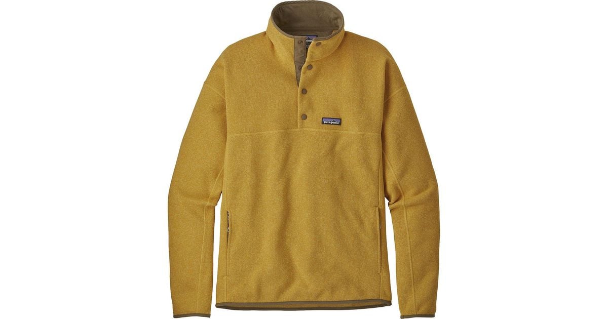 Patagonia Lightweight Better Sweater Marsupial Pullover in Yellow