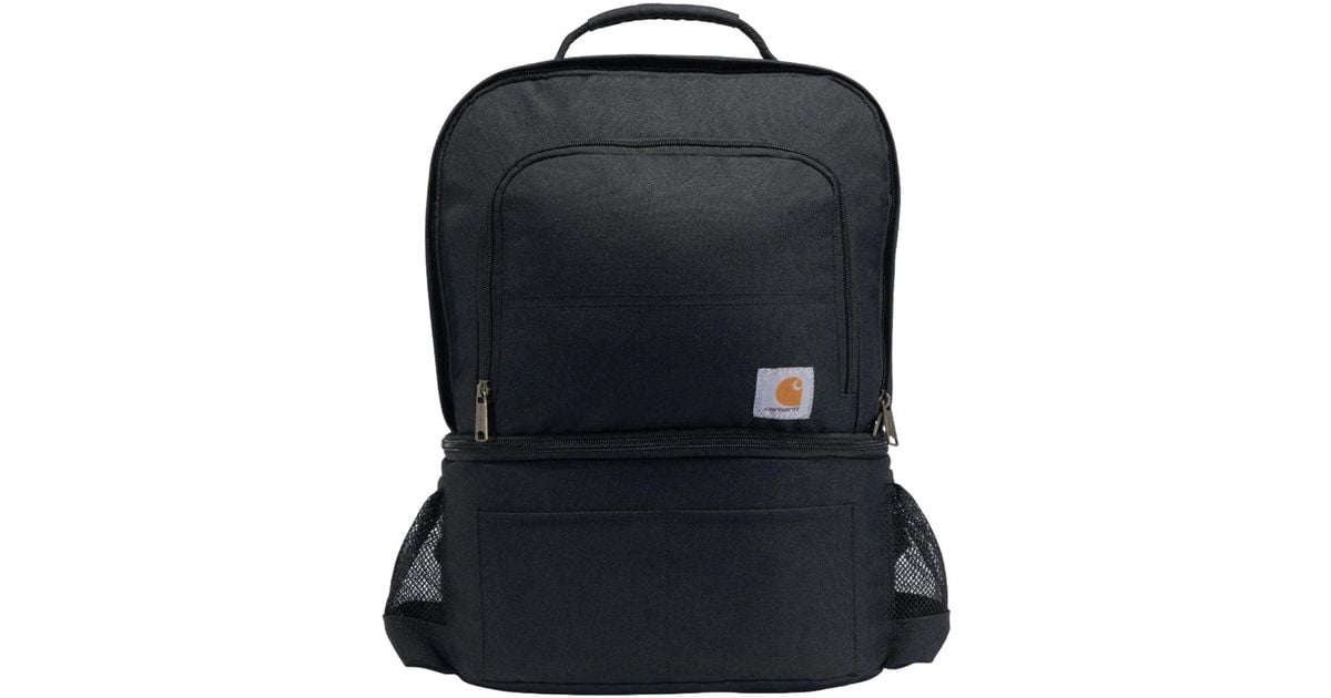 Carhartt Insulated 24can Two Compartment Cooler Backpack in Black for