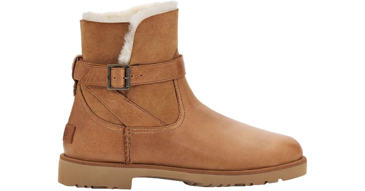 UGG Romely Buckle Boot in Chestnut 