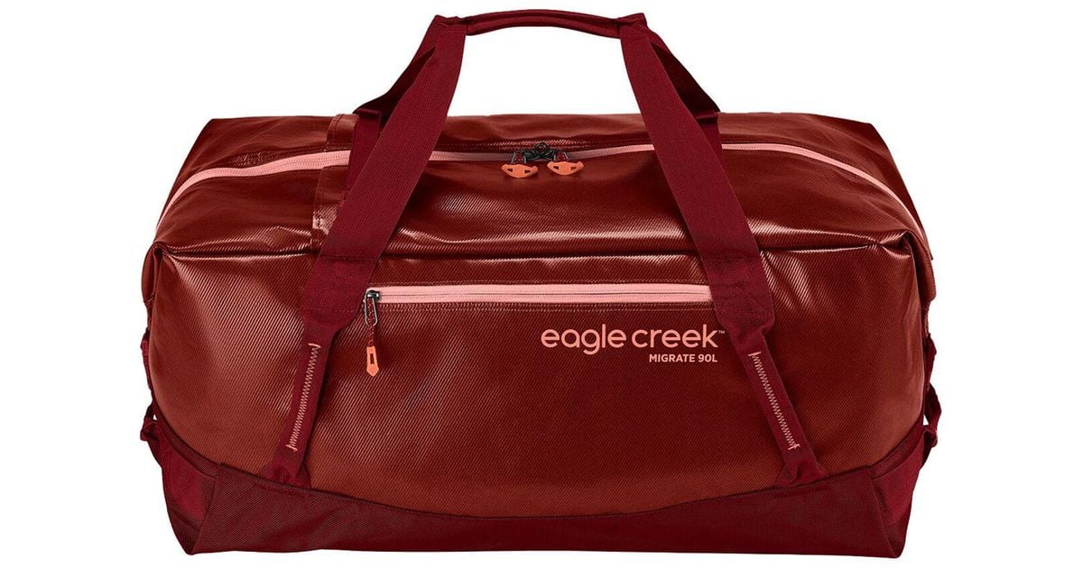 Eagle Creek Synthetic Migrate 90l Duffel Bag in Burnt Berry (Red) for