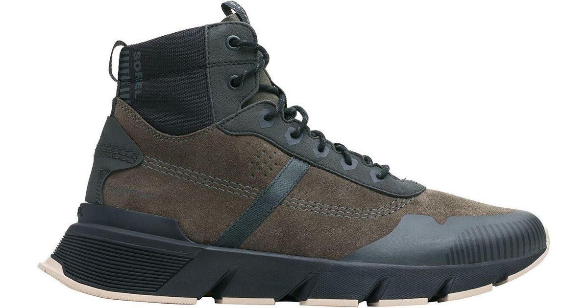 sorelkinetic rush mid wp boot men's