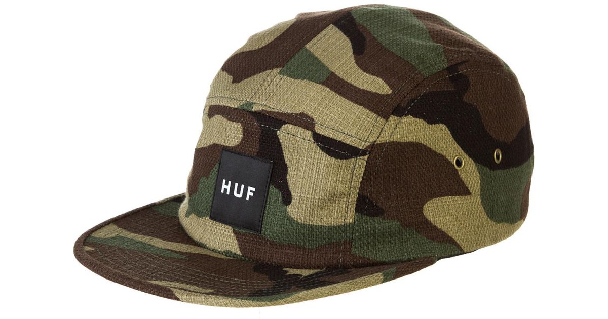 boot Verandering interview Huf Japanese Camo Volley 5-panel Hat in Green for Men | Lyst