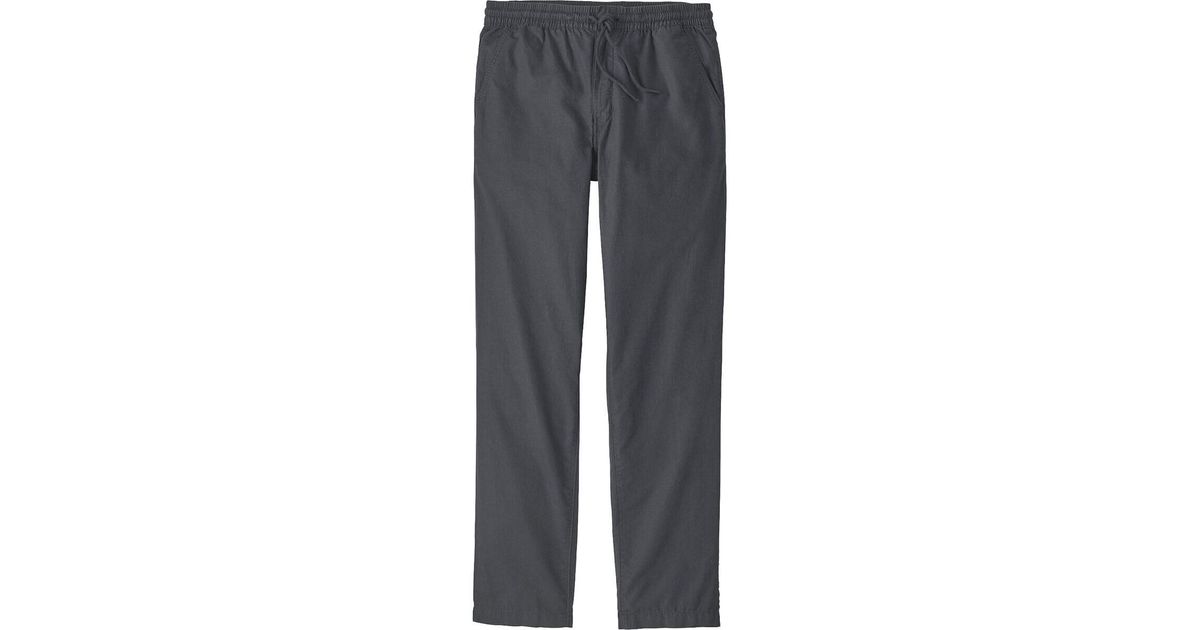 Patagonia Linen Lightweight All-wear Hemp Volley Pant in Gray for Men ...