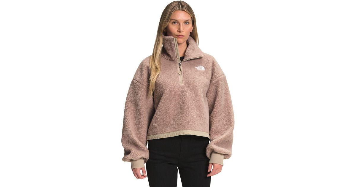 The North Face Platte Sherpa 1/4-zip Jacket - Lyst