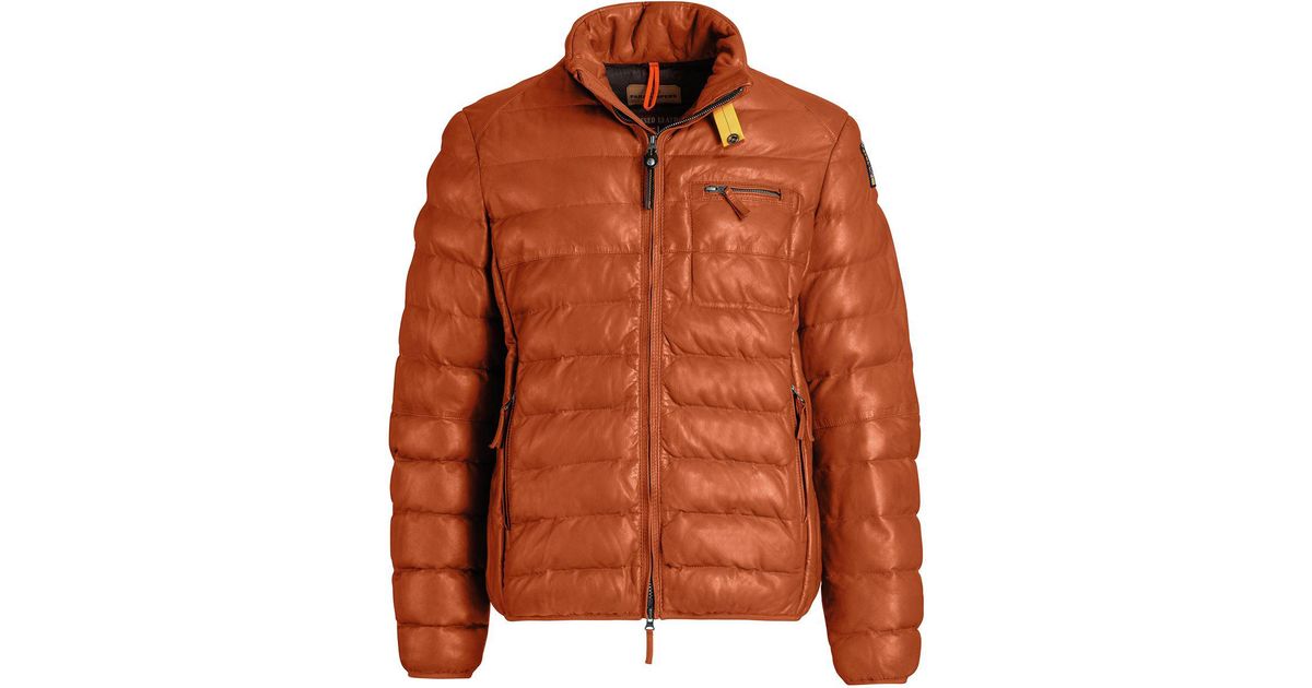 parajumpers ernie leather jacket