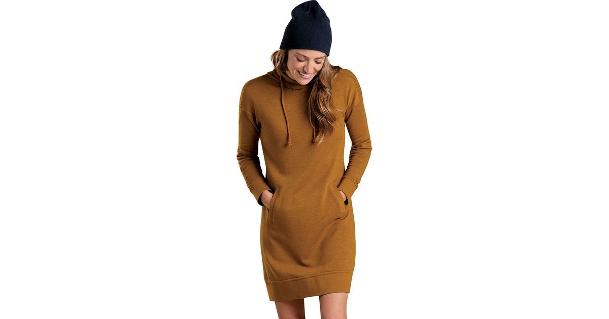 follow through hooded dress