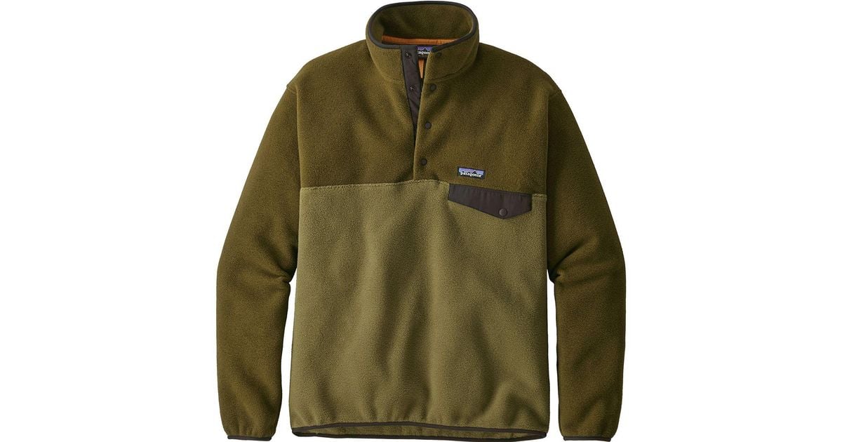 Patagonia Lightweight Synchilla Snap t Fleece Pullover in