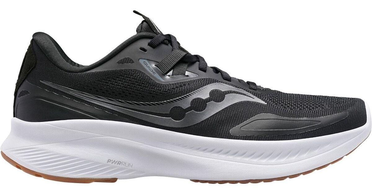 Saucony Rubber Guide 15 Running Shoe in Black for Men Lyst