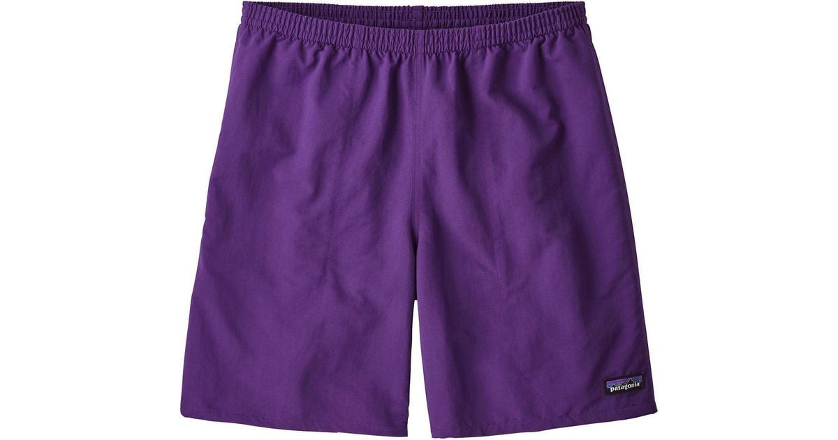 patagonia men s baggies purple