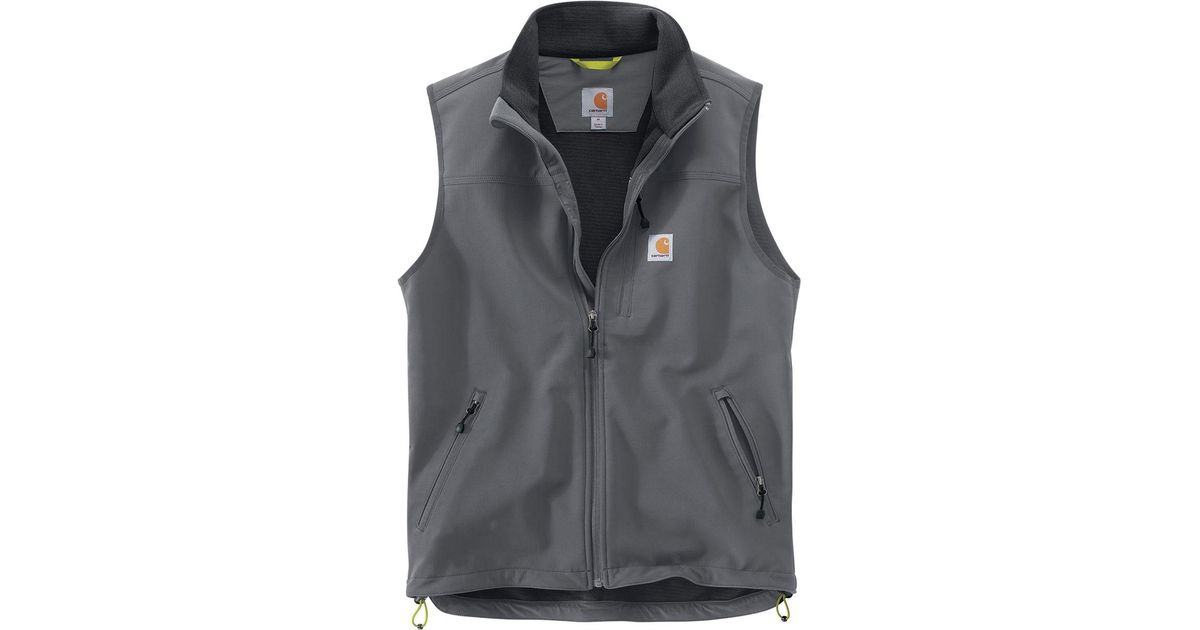 Carhartt Fleece Denwood Vest in Charcoal (Gray) for Men Lyst