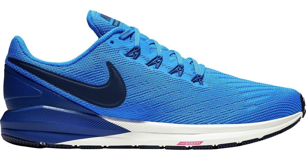 nike structure 22 blue
