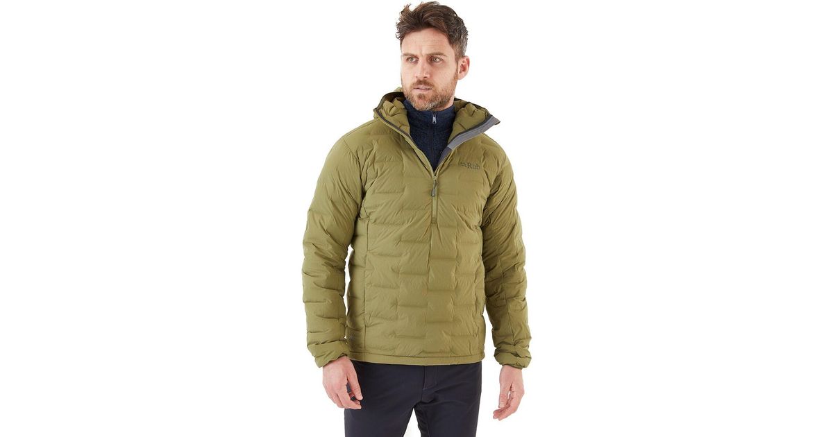 Rab Cubit Stretch Down Smock Jacket in Green for Men | Lyst