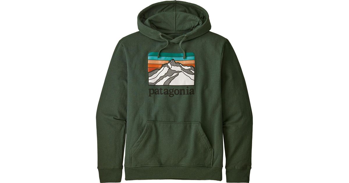 patagonia men's line logo ridge uprisal hoody