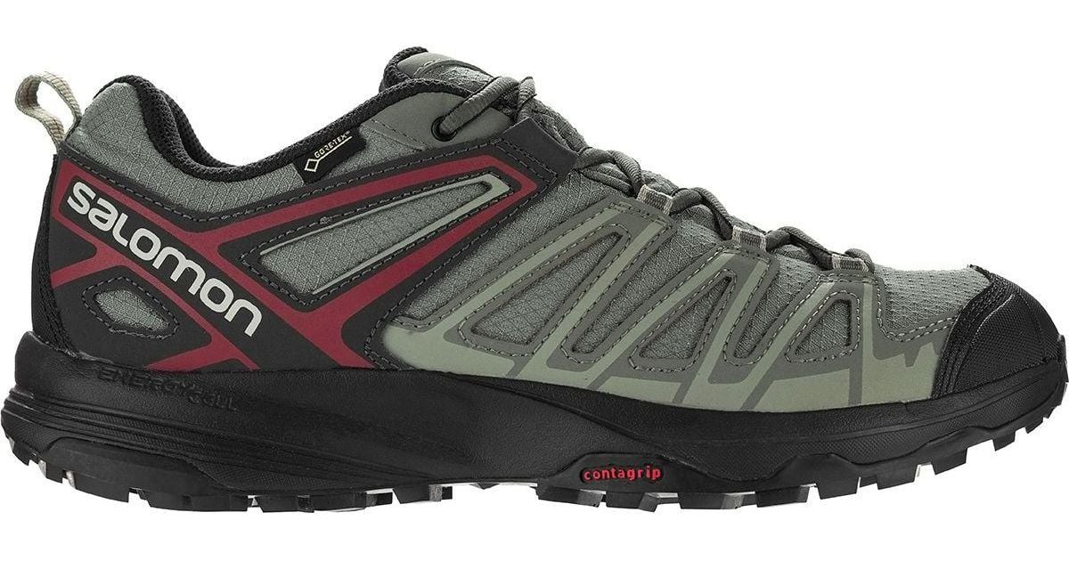 Salomon Leather X Crest Gtx Hiking Shoes in Gray for Men - Save 31% - Lyst