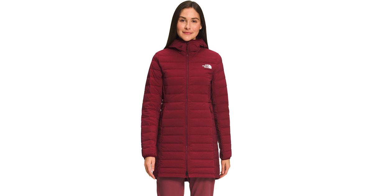 The North Face Belleview Stretch Down Parka in Red Lyst