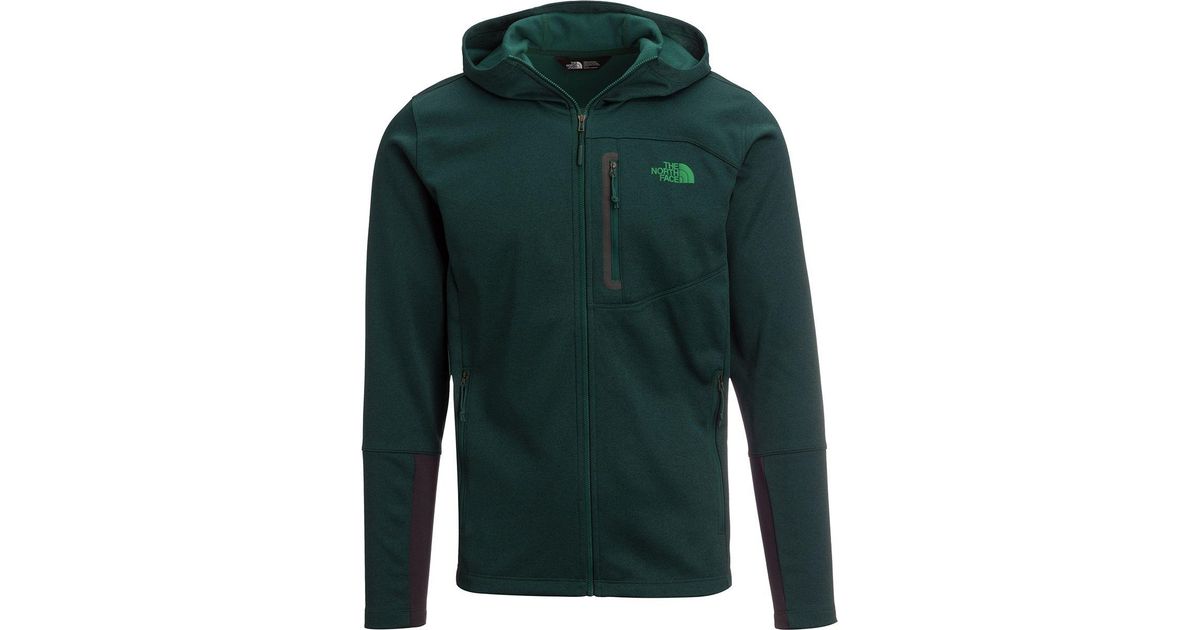 the north face canyonlands hooded fleece jacket