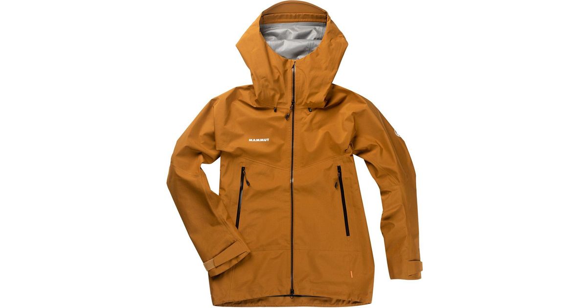 Mammut Crater Hs Hooded Jacket in Brown for Men | Lyst