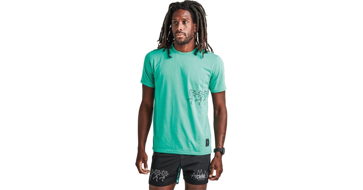 Roark Ciele X Run Amok Mathis Shortsleeve Shirt in Green for Men Lyst