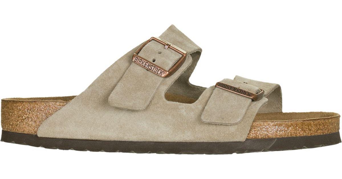 arizona soft footbed suede taupe