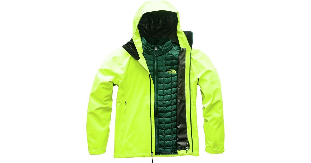 north face thermoball jacket green