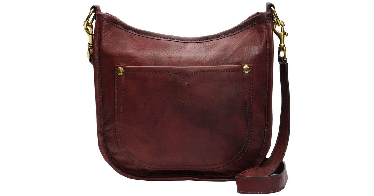 frye campus rivet crossbody