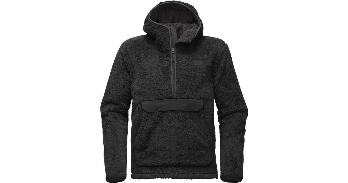 the north face campshire pullover hoodie in black