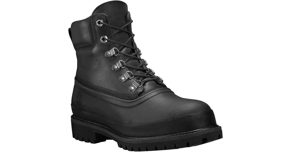 timberland rubber toe winter boots