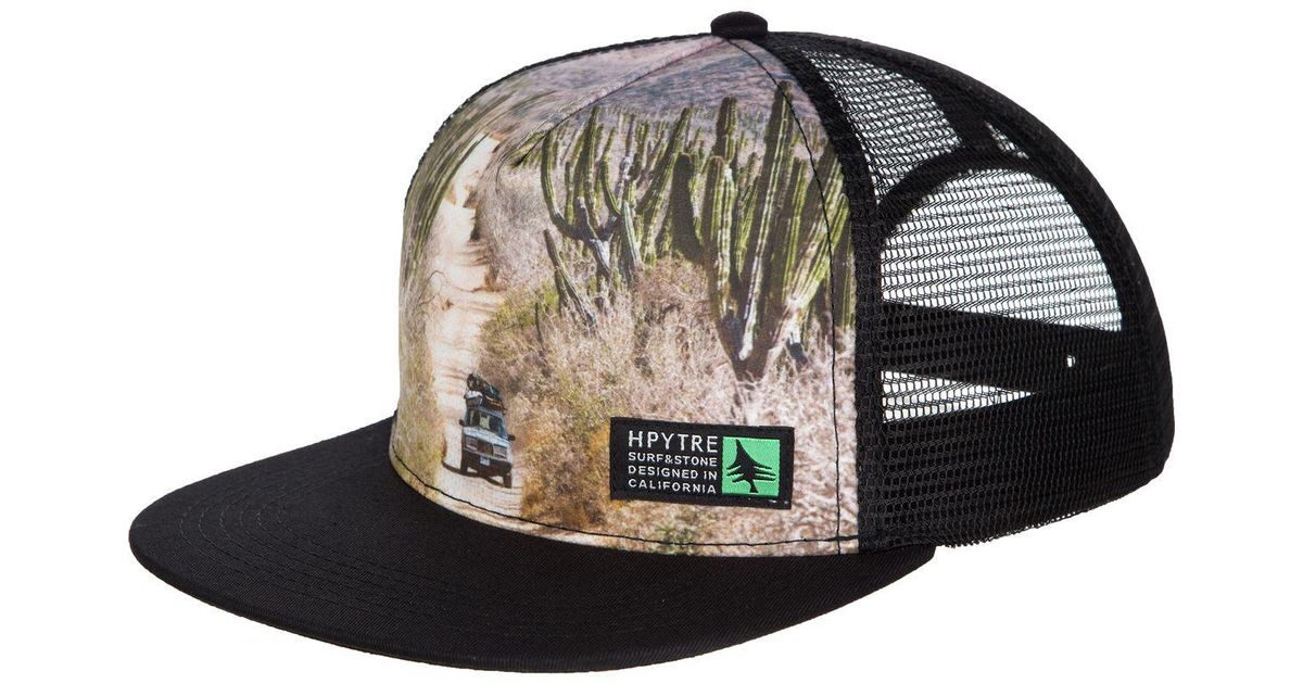 HippyTree Cotton Vagabond Trucker Hat in Black for - Lyst