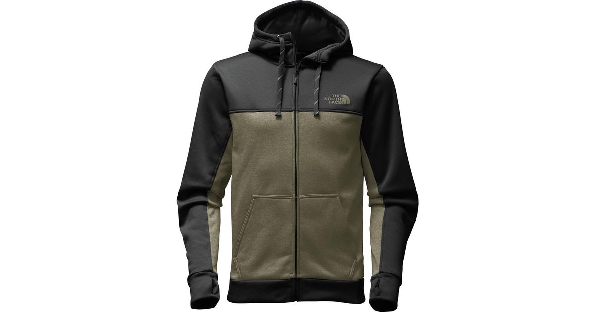 the north face m surgent bloc fz hoodie
