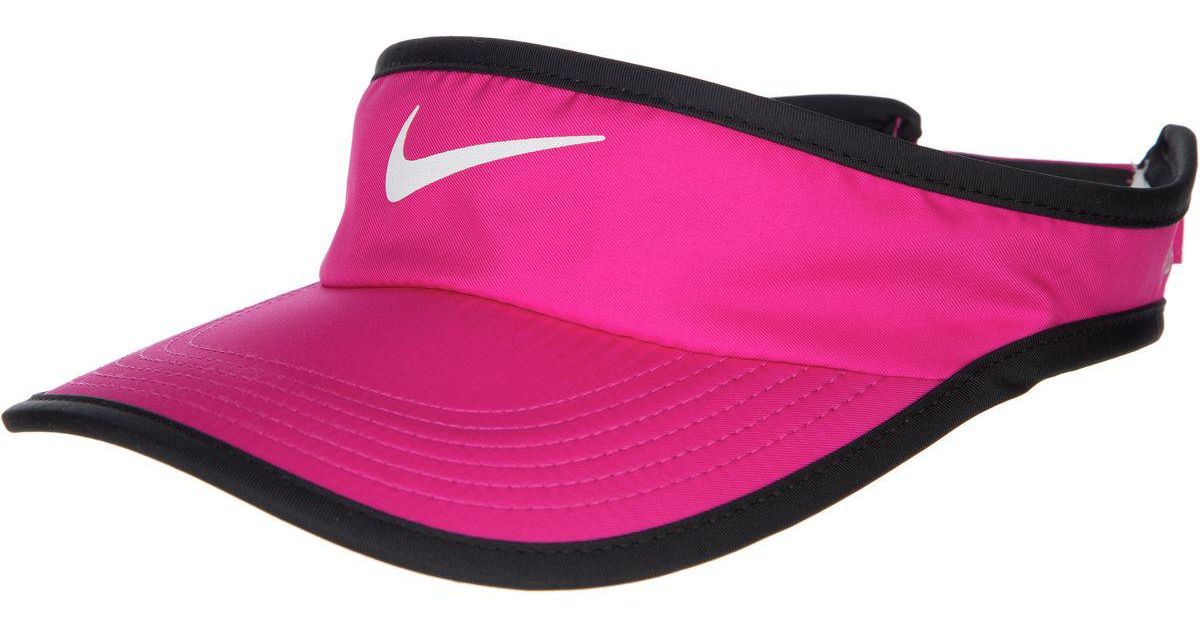pink nike visor