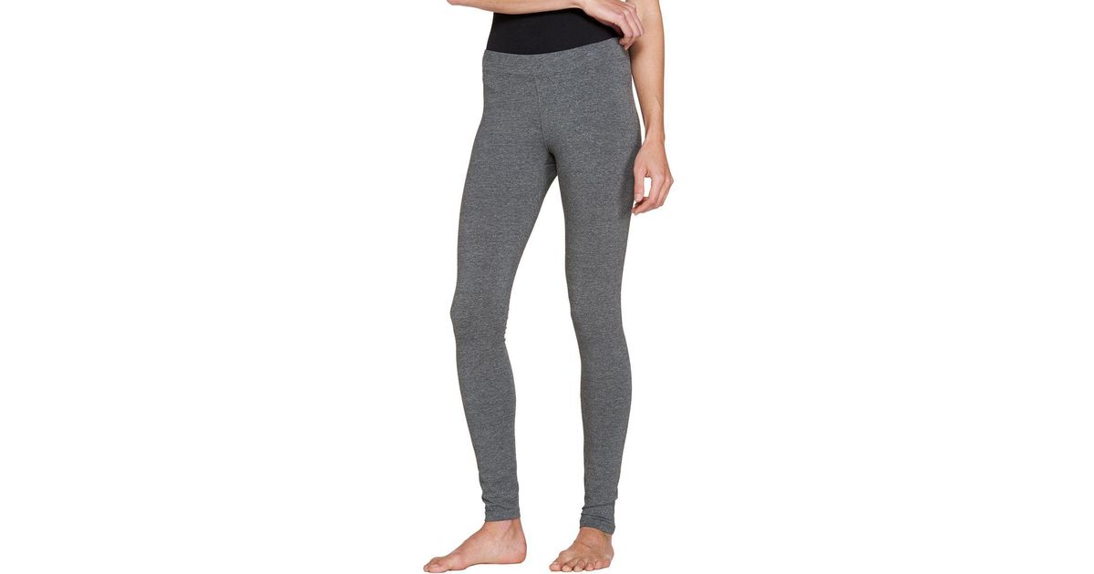 Toad&Co Cotton Lean Legging in Charcoal Heather (Gray) - Lyst