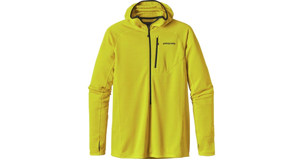 patagonia r1 hoody yellow