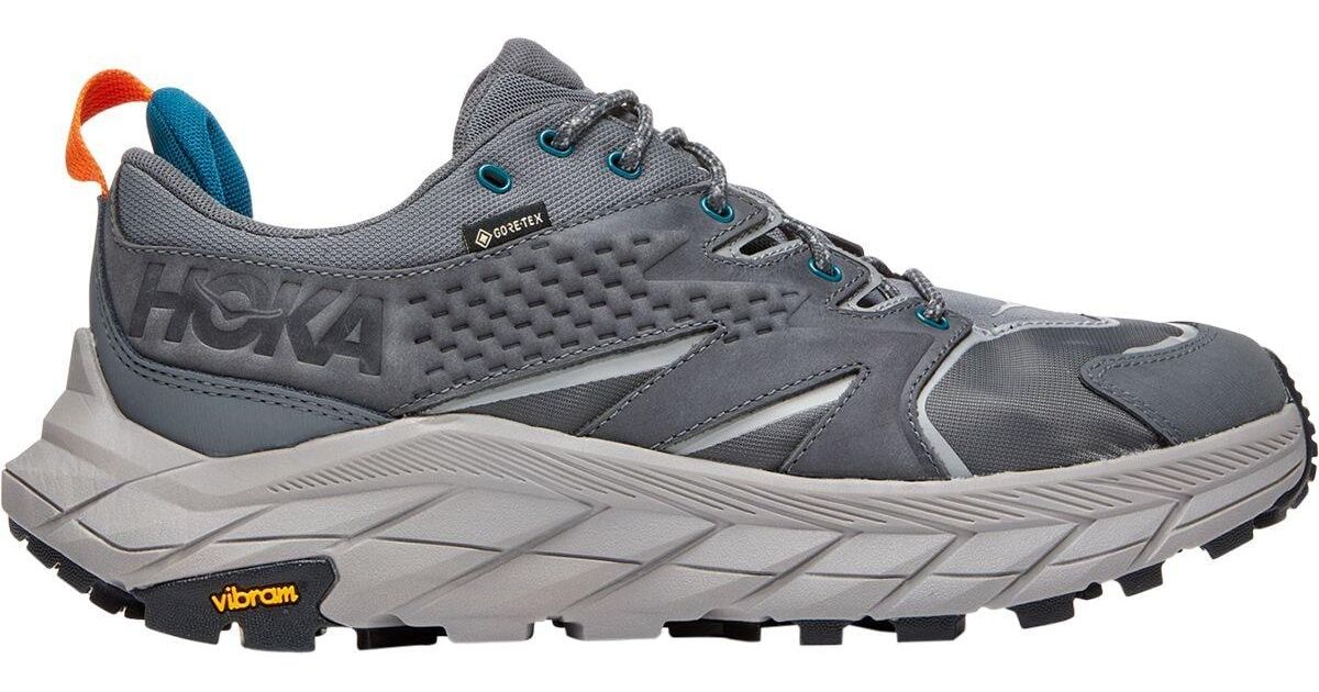 Hoka One One Rubber Anacapa Low Gtx Hiking Shoe in Gray for Men Lyst