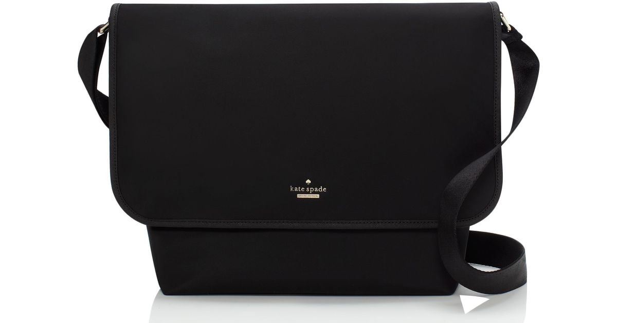 Kate Spade New York Black Classic Nylon Kent Baby Bag Kate Spade New York Black Classic Nylon Kent Baby Bag