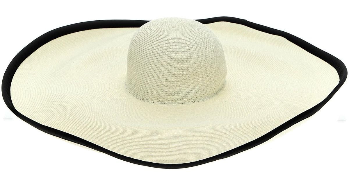 ハット MAX MARA 'Robert' hat White/Black Max Mara Robert Hats in Black | Lyst Canada