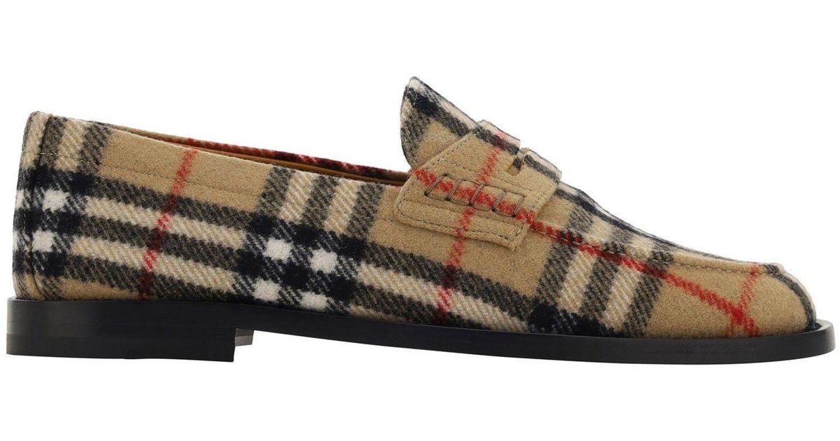 BURBERRY 26S LOAFERS IN DARK BROWN CALFSKIN main image 0