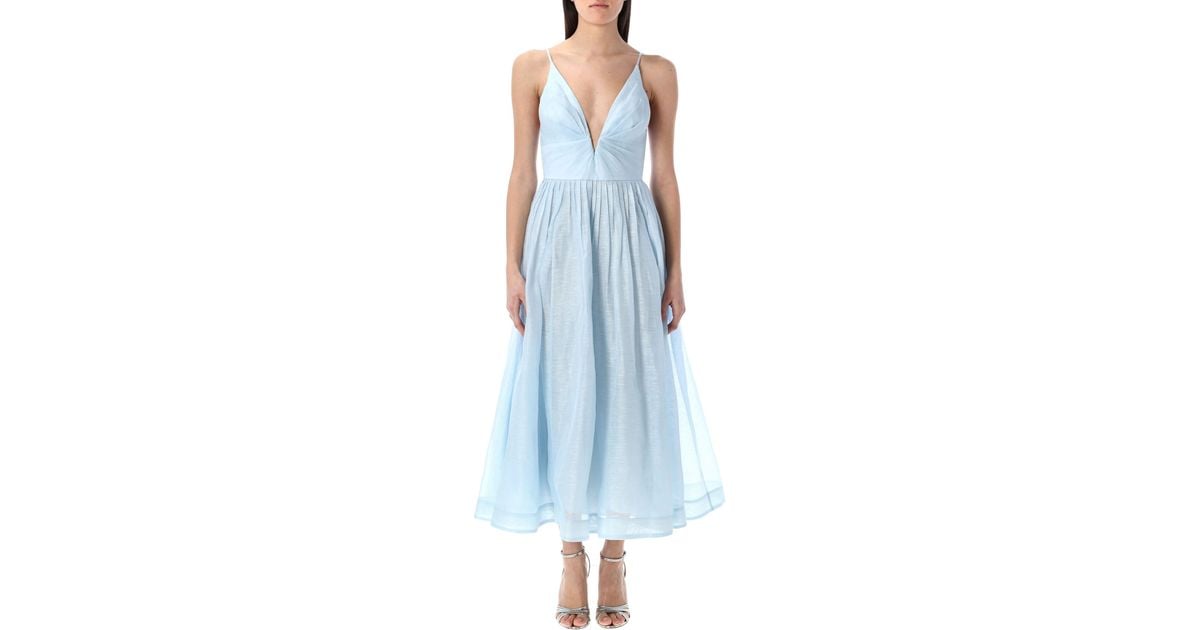 zimmermann illuminate v neck midi dress zimmermann illuminate v neck midi dress Zimmermann Illustration V Neck Midi  Dress Black  scarpa