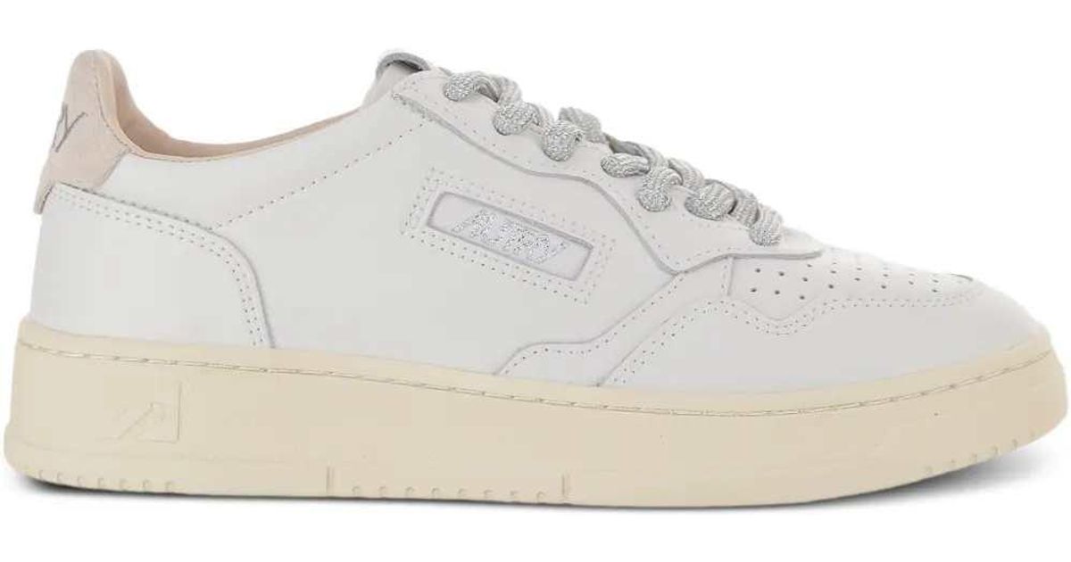 Autry Medialist Low Leather Sneakers in White | Lyst