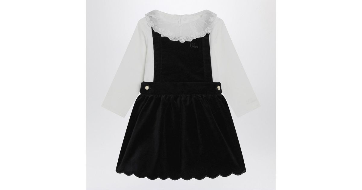Chloe Dress Black Velvet