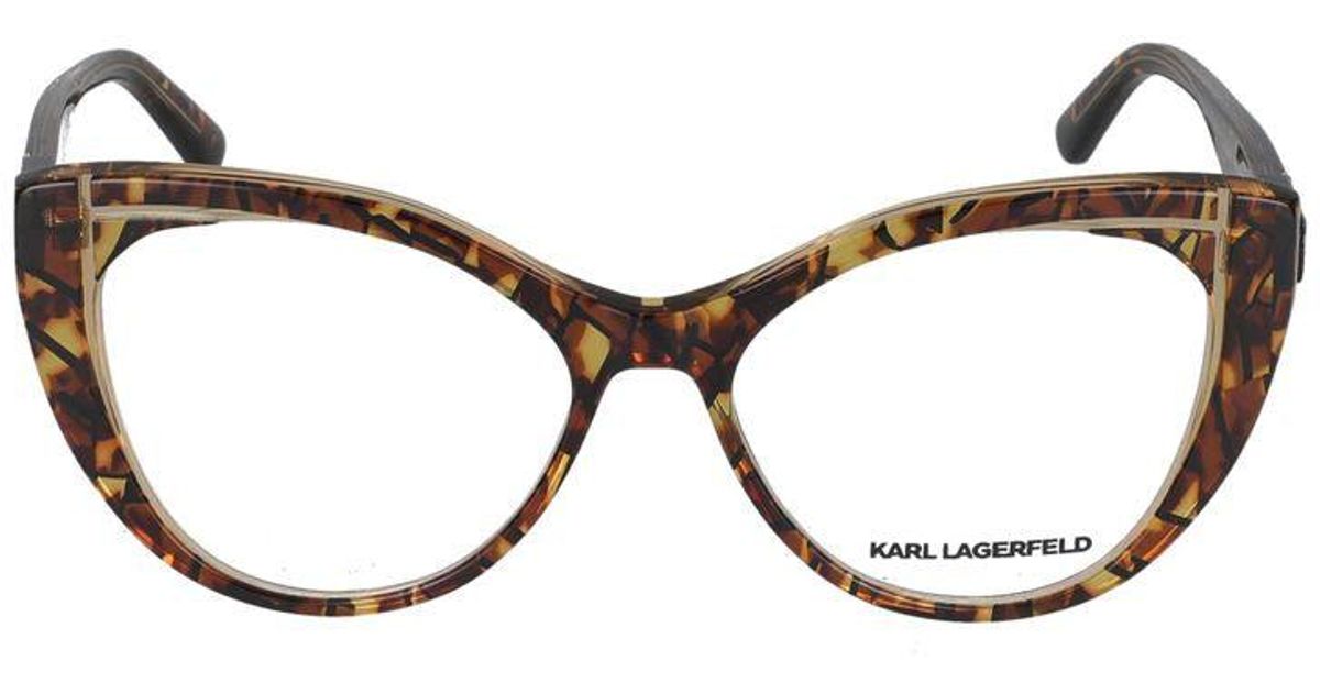 Karl Lagerfeld Blue Acetate Sunglasses