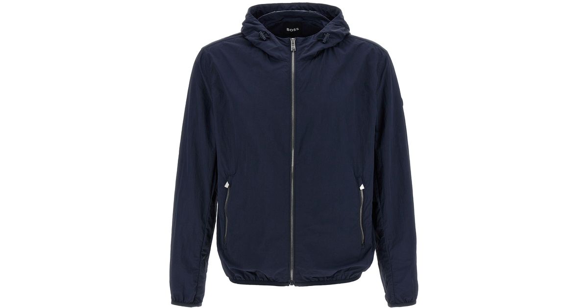 Veste K Way BOSS pour homme en coloris Bleu Lyst