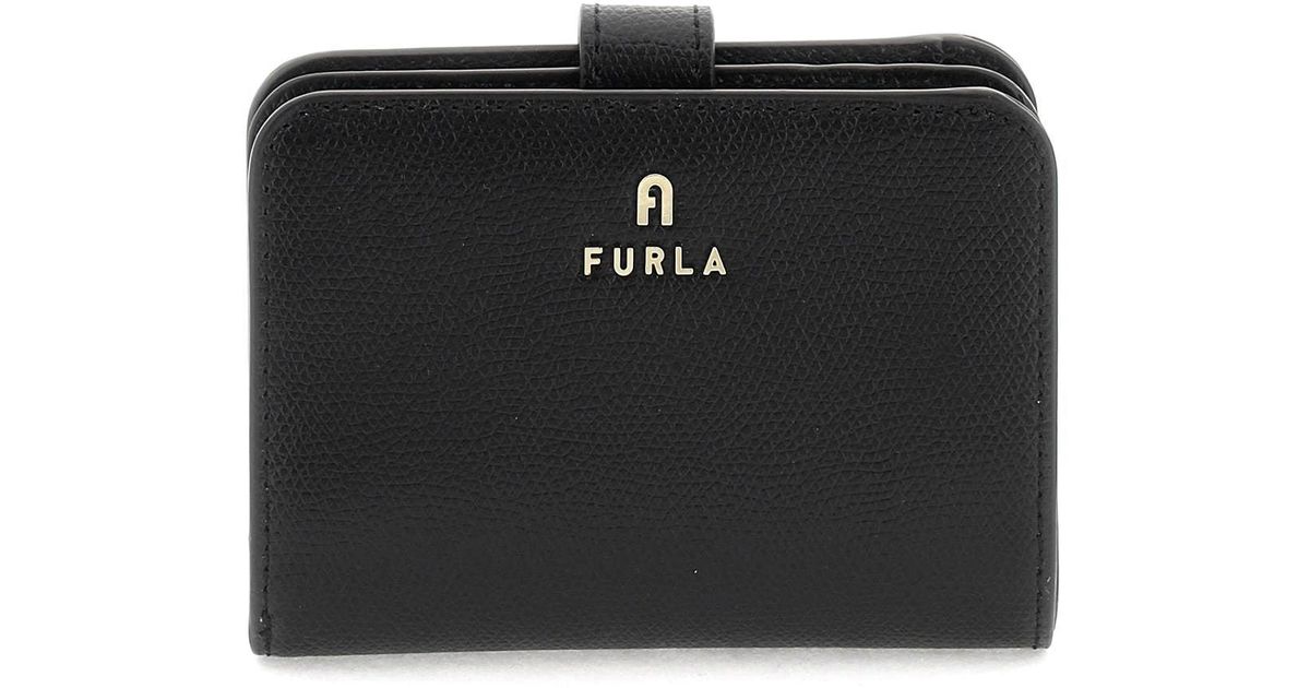 Furla 'camelia' Compact Wallet in Black Lyst