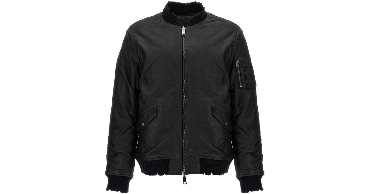 Punteggiato II Black Edition Bomber Jacket for Men