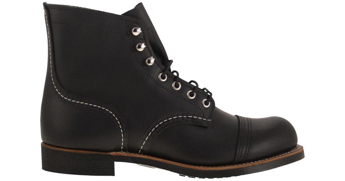 Red Wing Iron Ranger in Black for Men | Lyst UK